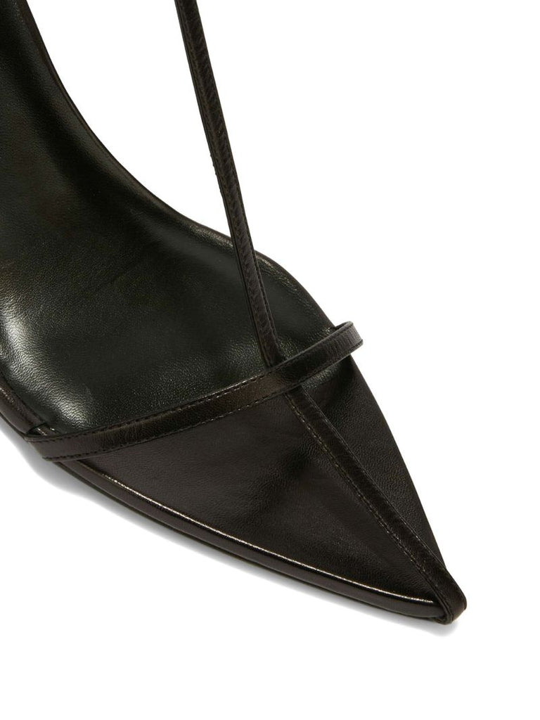 Black Leather Sandals