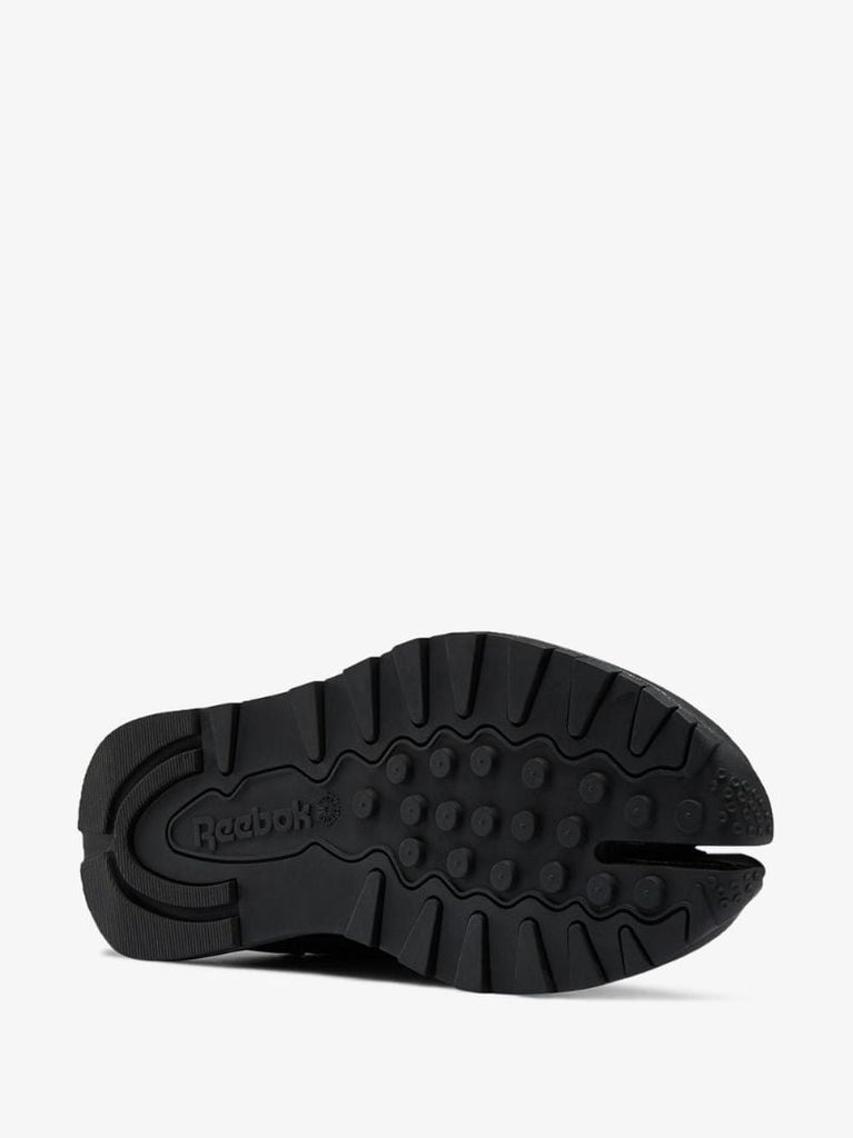 X Maison Margiela Black Classic Tabi Leather Sneakers