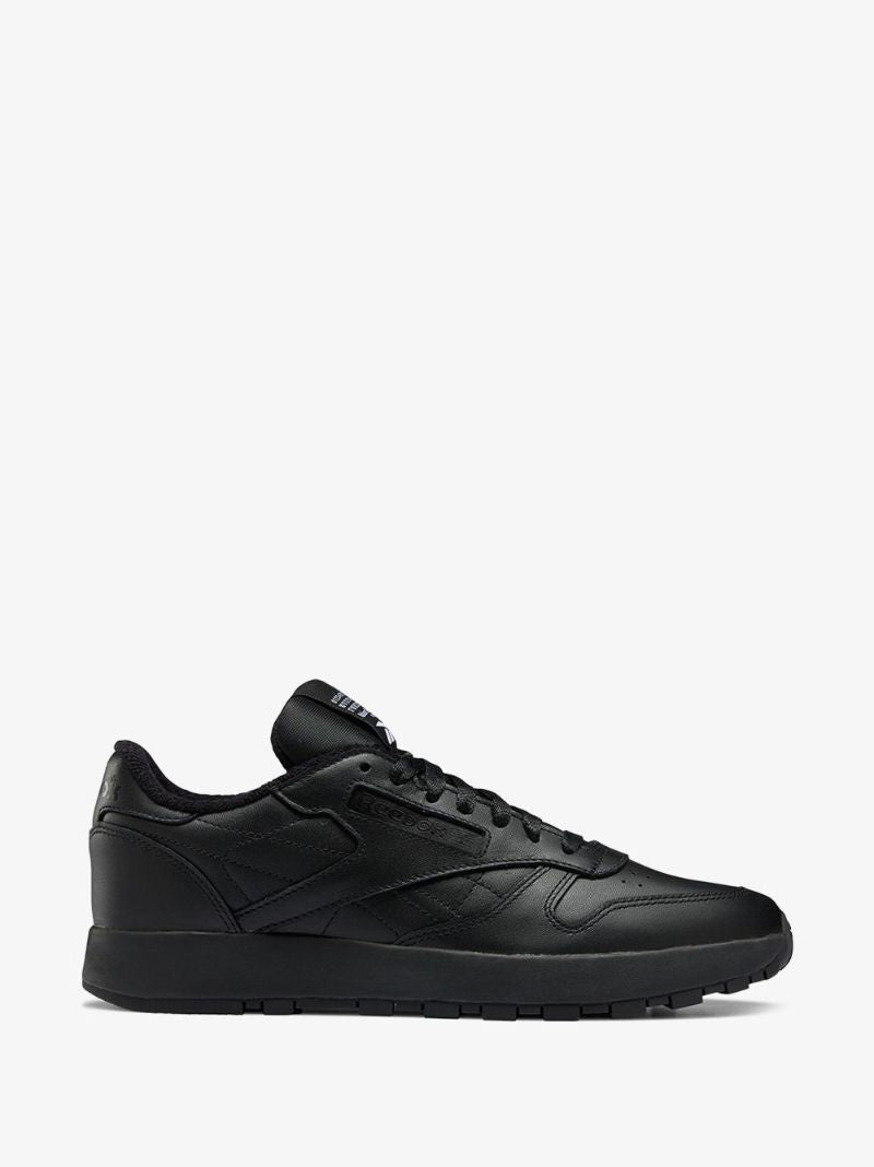 X Maison Margiela Black Classic Tabi Leather Sneakers