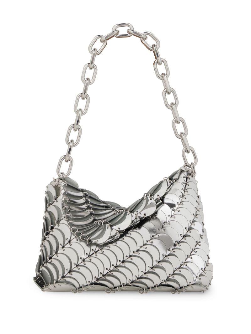 Silver-tone Paco Chainmail Shoulder Bag