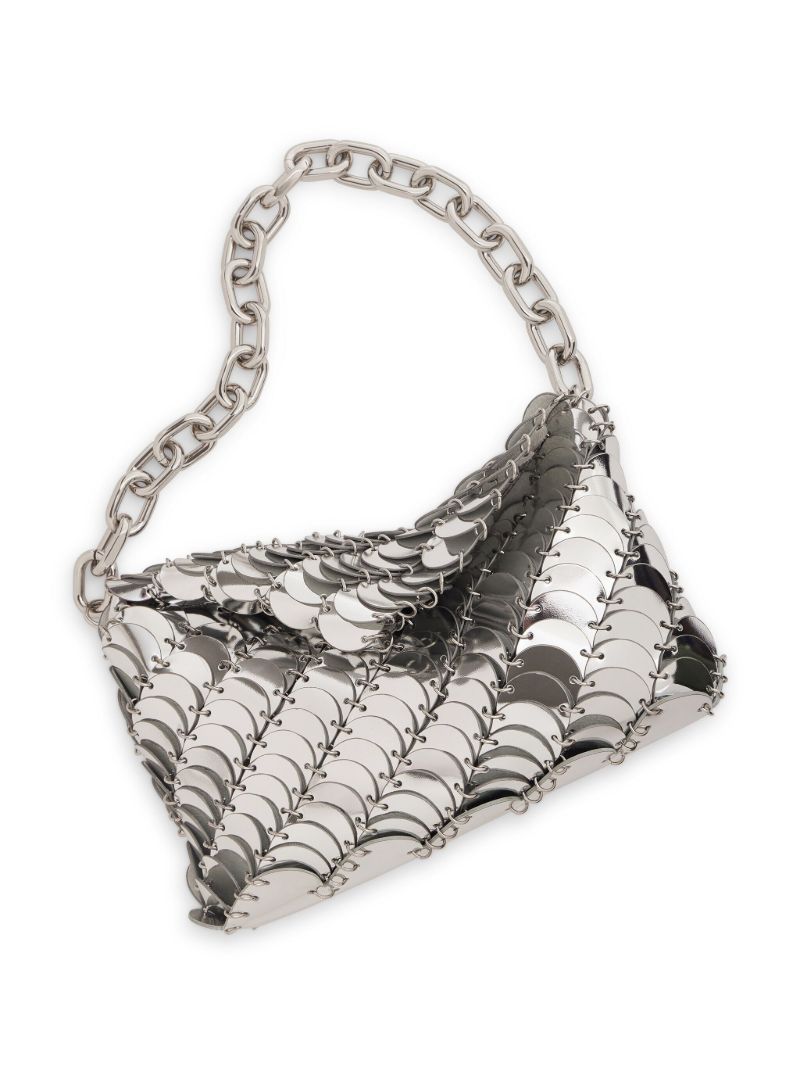 Silver-tone Paco Chainmail Shoulder Bag