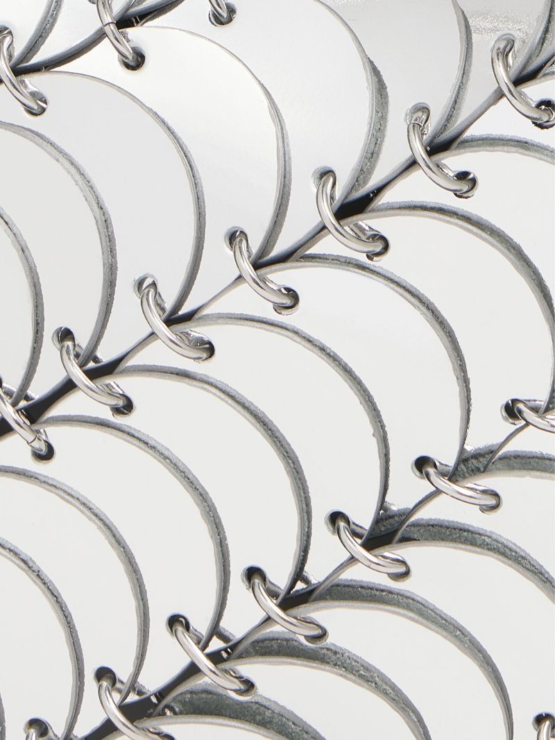 Silver-tone Paco Chainmail Shoulder Bag