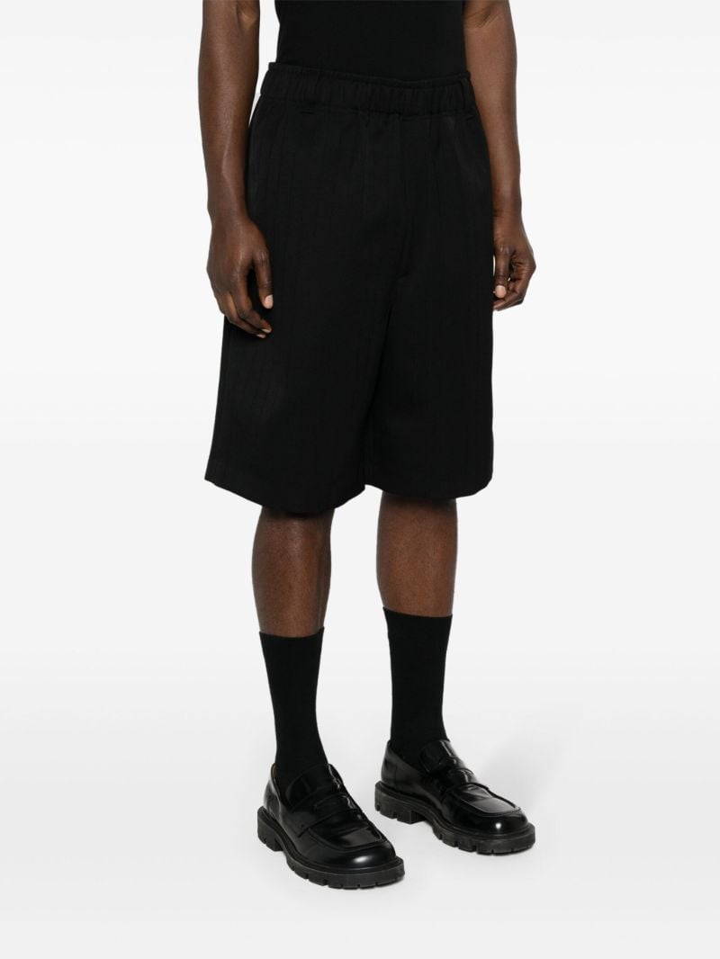 Black Le Bermuda Juego Wool Shorts
