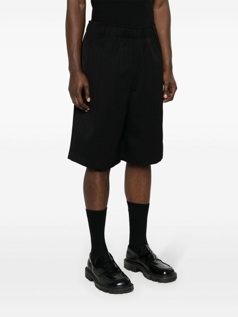 Black Le Bermuda Juego Wool Shorts