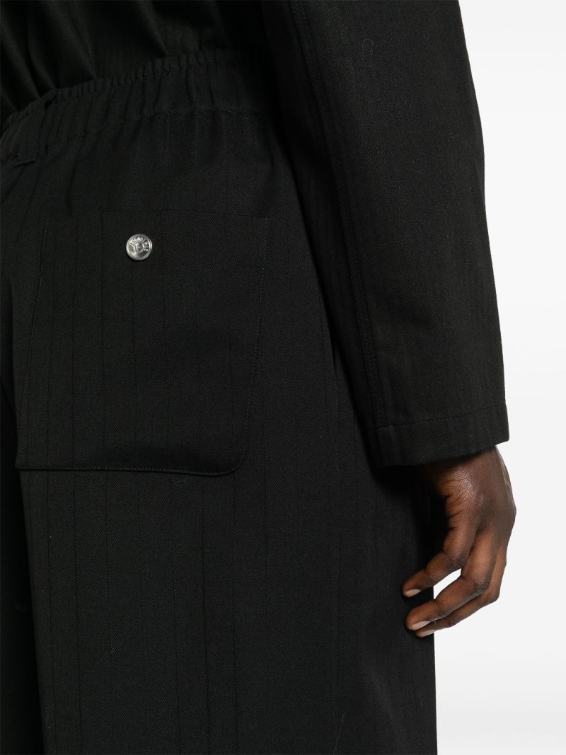 Black Le Bermuda Juego Wool Shorts