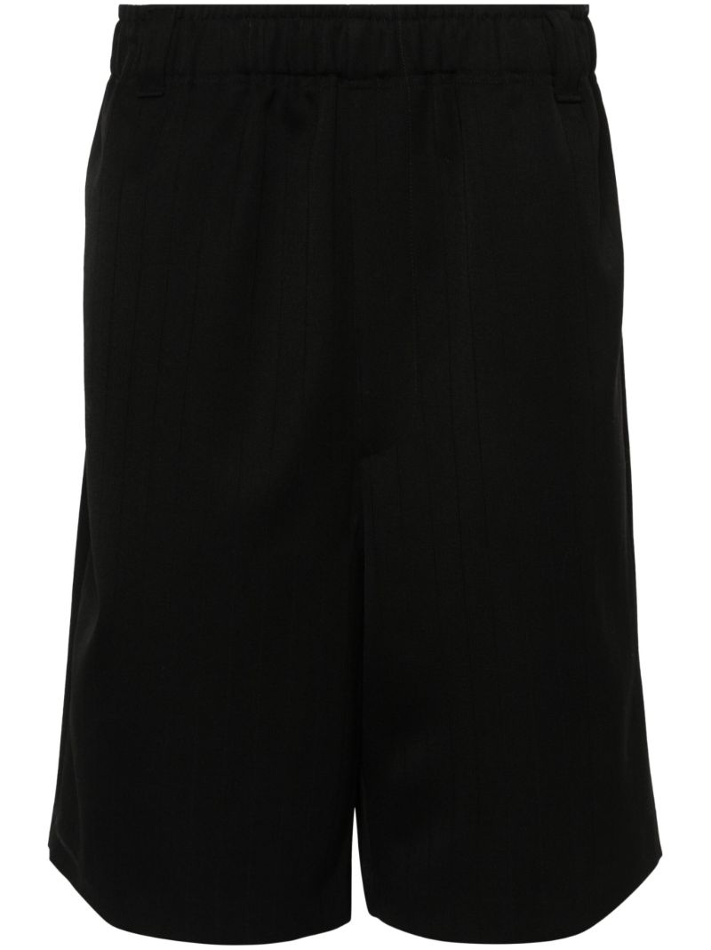 Black Le Bermuda Juego Wool Shorts