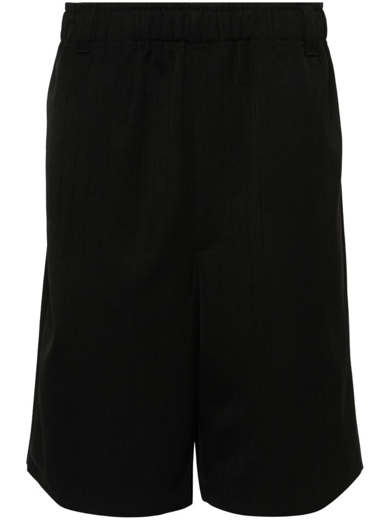 Black Le Bermuda Juego Wool Shorts