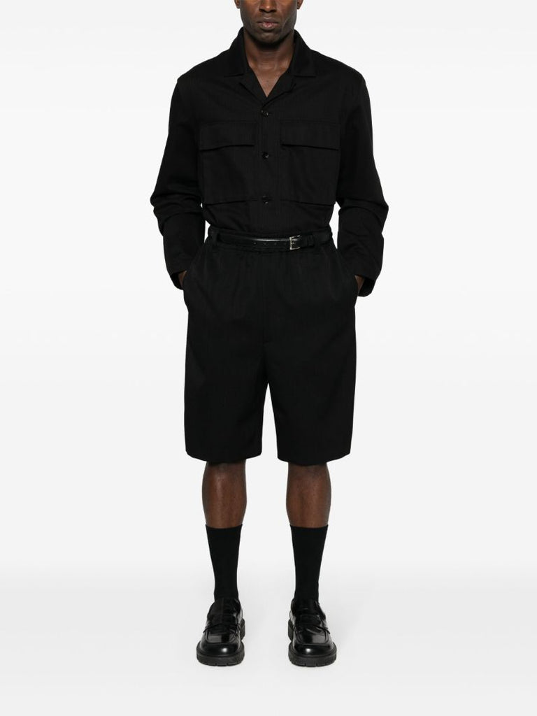 Black Le Bermuda Juego Wool Shorts