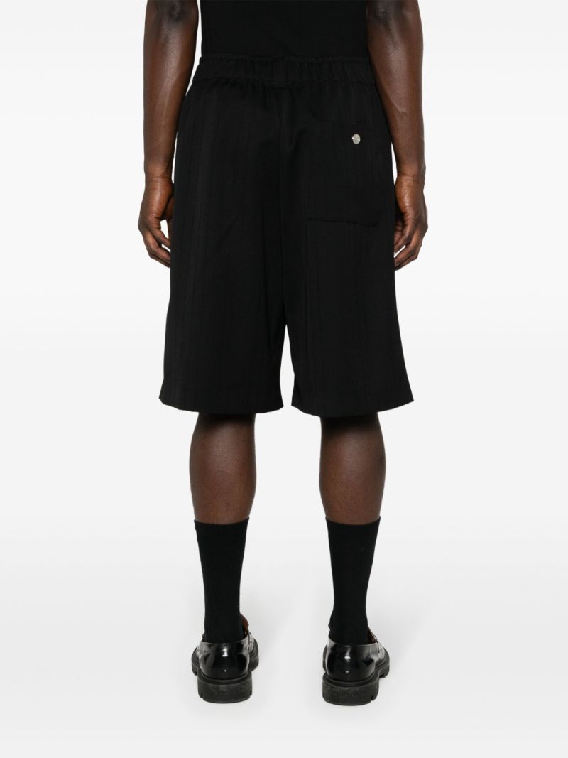 Black Le Bermuda Juego Wool Shorts