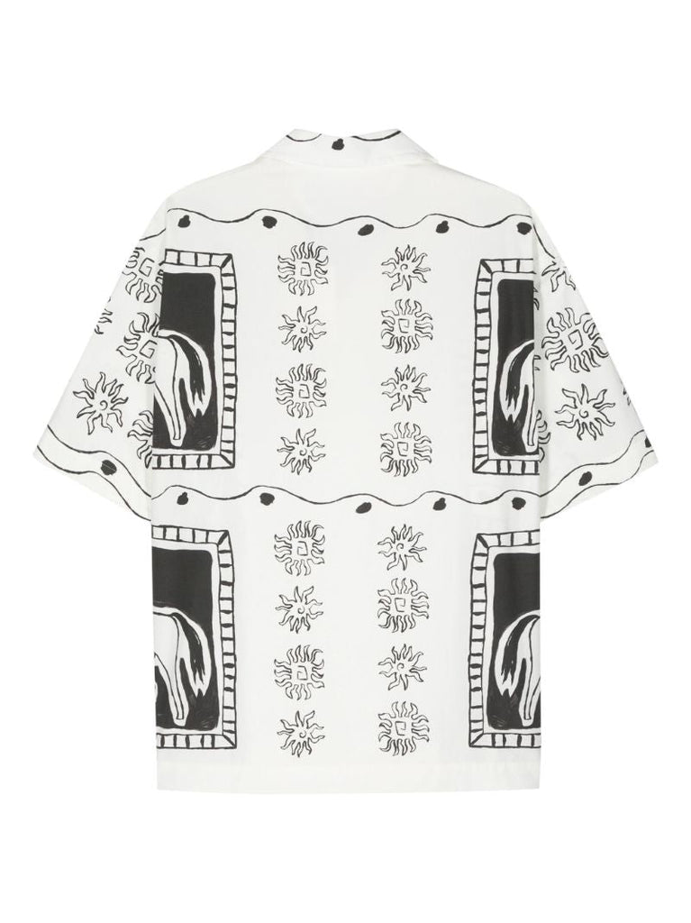 White La Chemise Jean Cotton Shirt