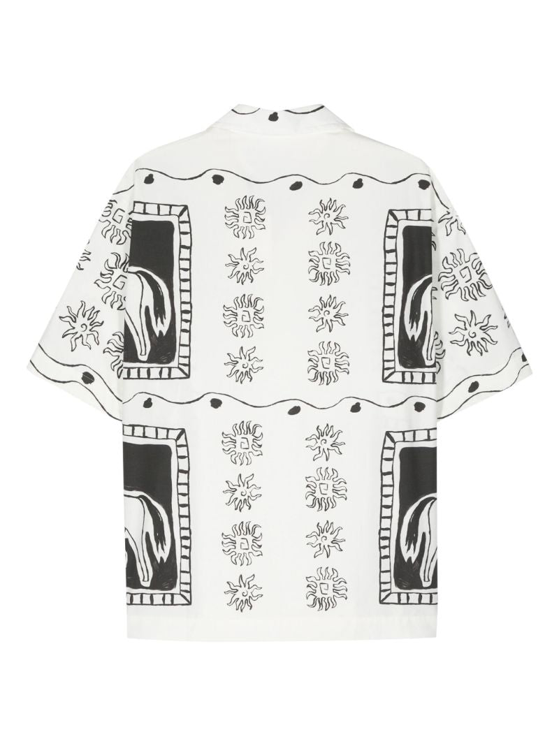 White La Chemise Jean Cotton Shirt