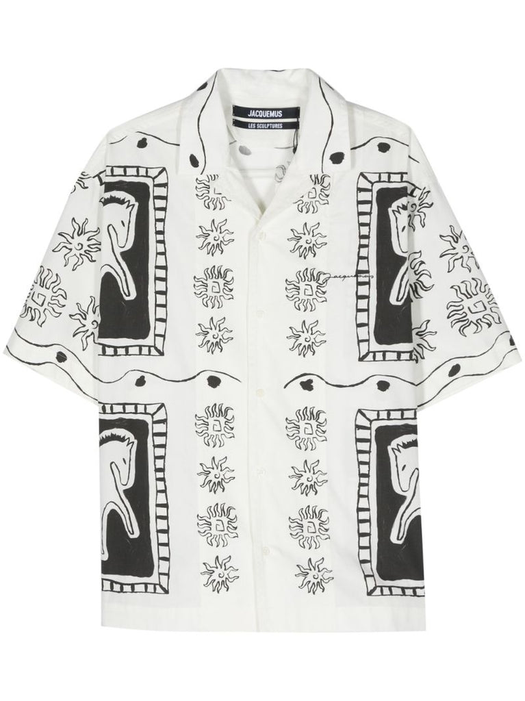 White La Chemise Jean Cotton Shirt