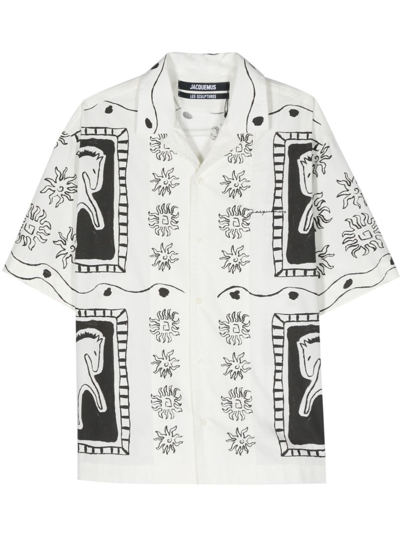 White La Chemise Jean Cotton Shirt