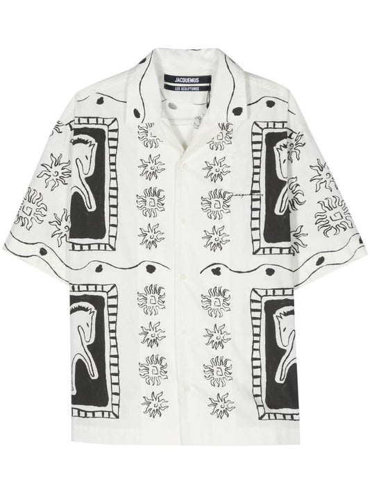 White La Chemise Jean Cotton Shirt