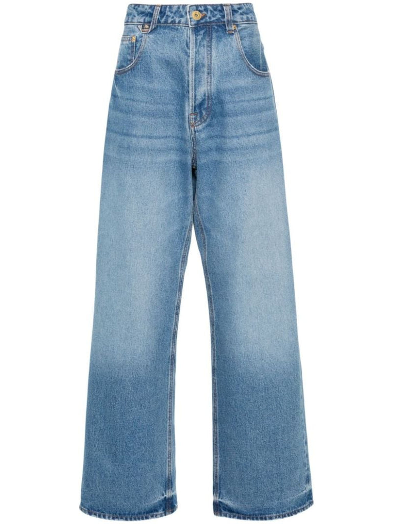 Blue Le De-nÃ_x0083_Â®mes Large Jeans