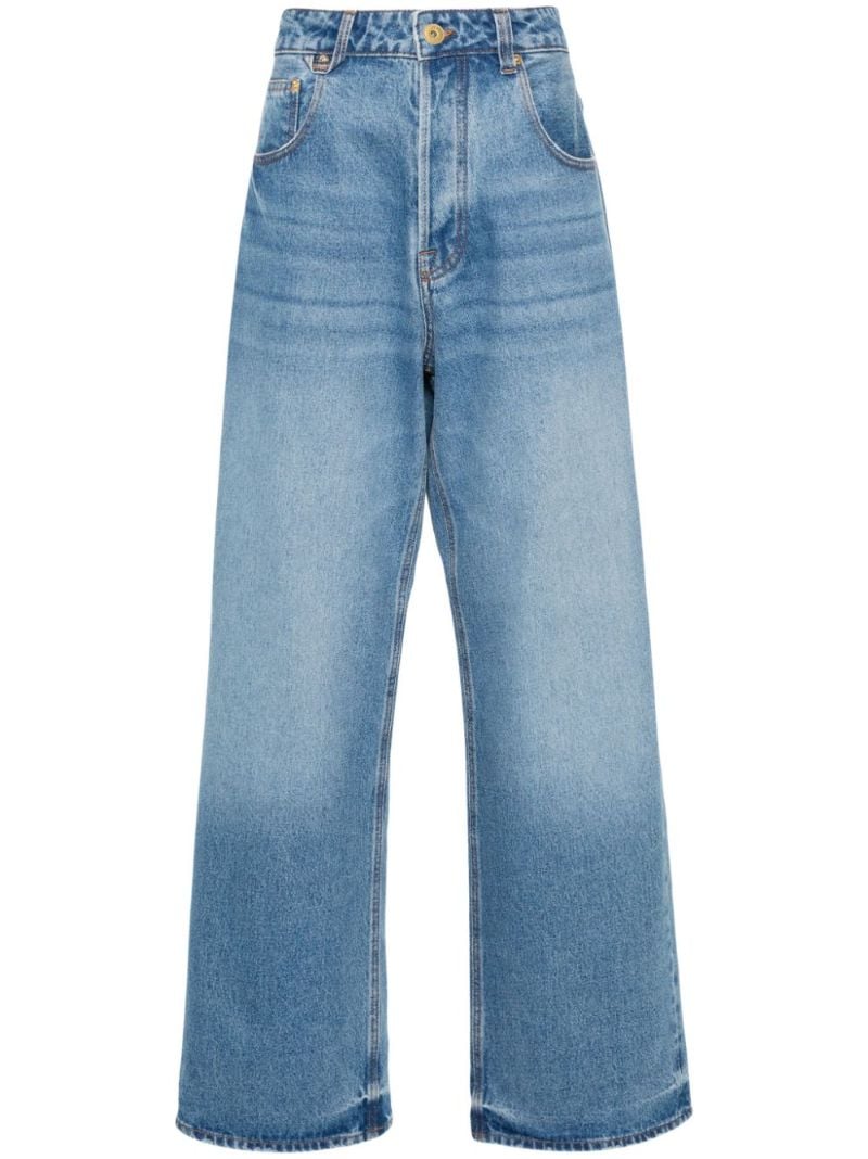 Blue Le De-nÃ_x0083_Â®mes Large Jeans