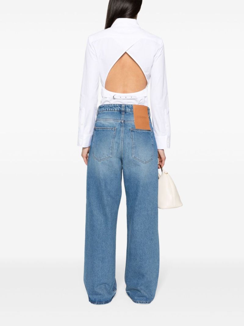 Blue Le De-nÃ_x0083_Â®mes Large Jeans