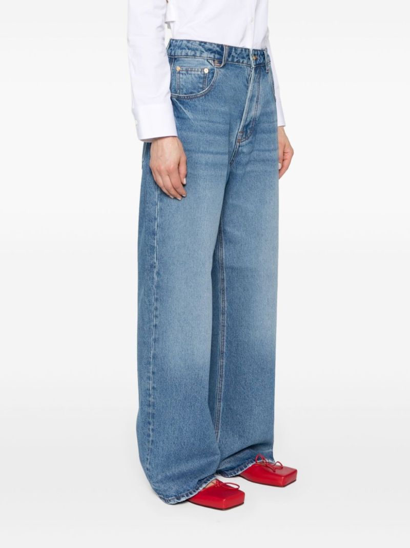 Blue Le De-nÃ_x0083_Â®mes Large Jeans