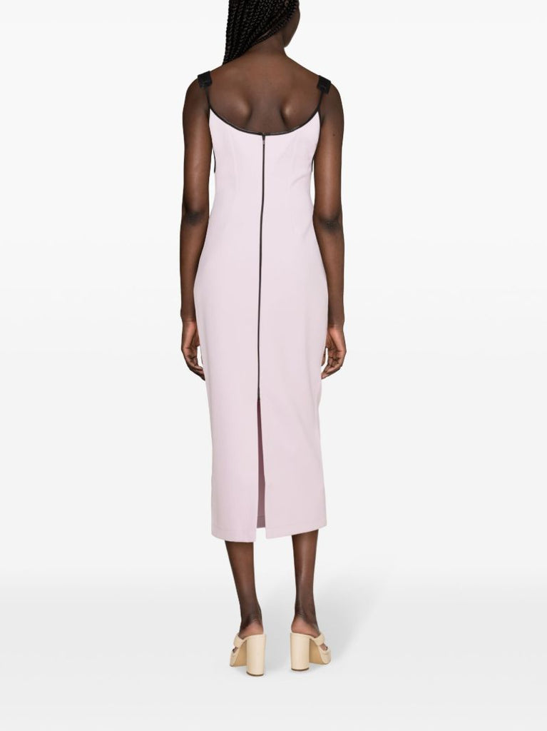 Pink Nina Cady Midi Dress
