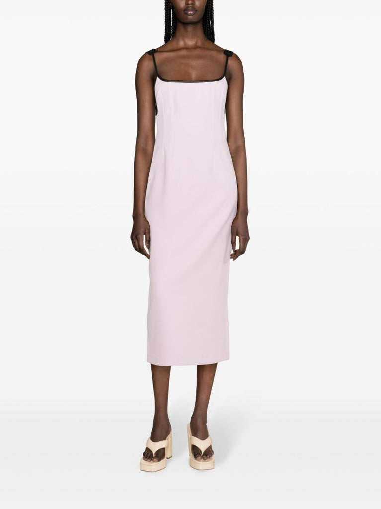 Pink Nina Cady Midi Dress