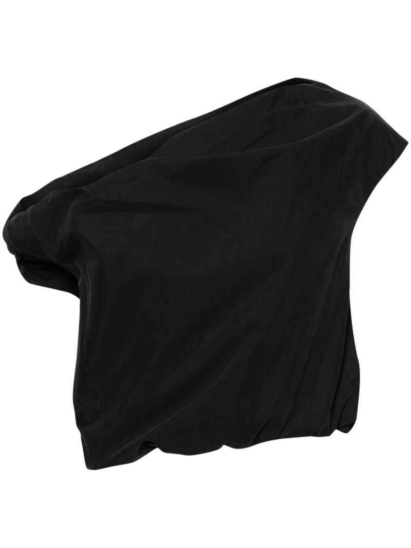 Black Alice One-shoulder Blouse