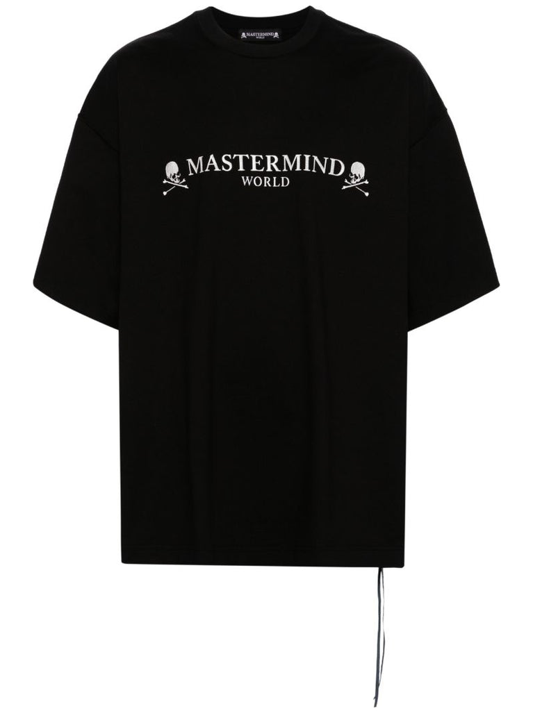 Black Logo-print Cotton T-shirt