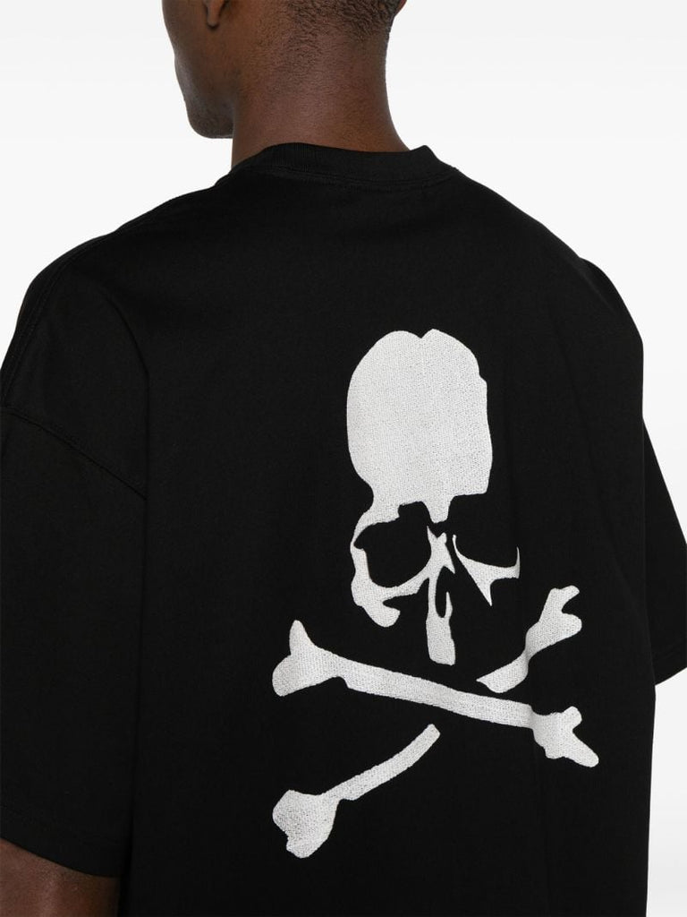 Black Logo-print Cotton T-shirt