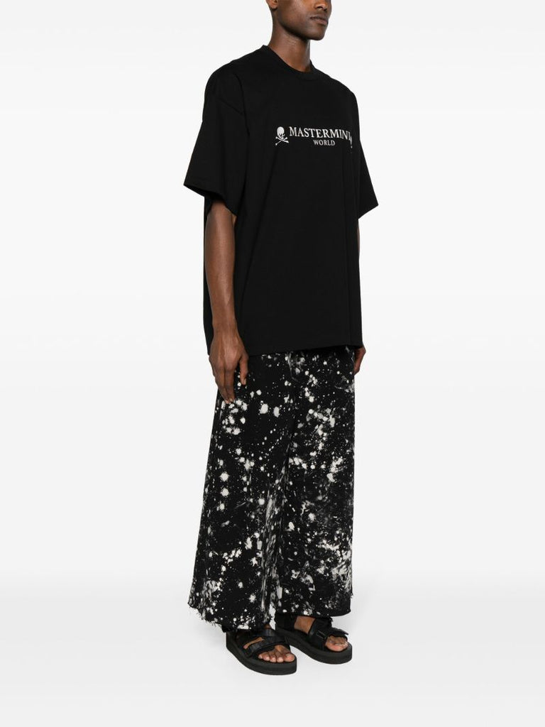 Black Logo-print Cotton T-shirt