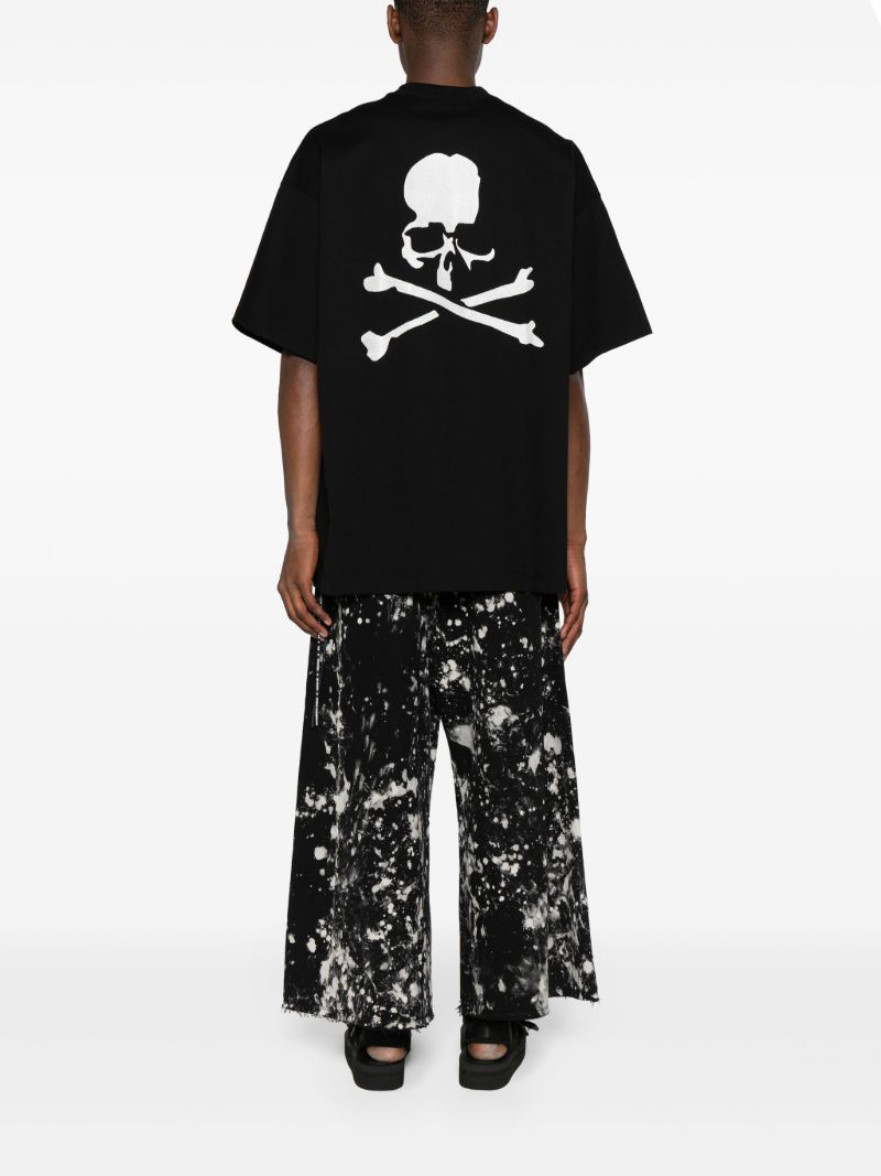 Black Logo-print Cotton T-shirt
