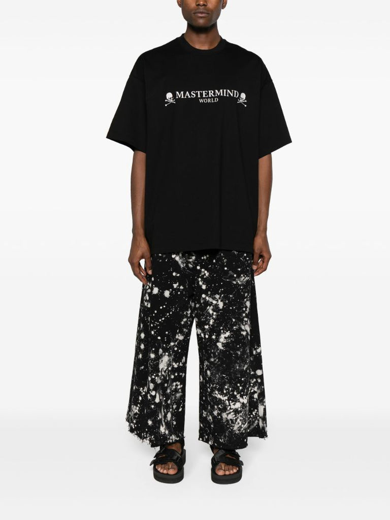 Black Logo-print Cotton T-shirt