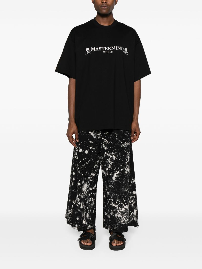 Black Logo-print Cotton T-shirt