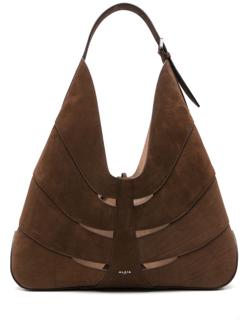 Brown Delta Leather Tote Bag