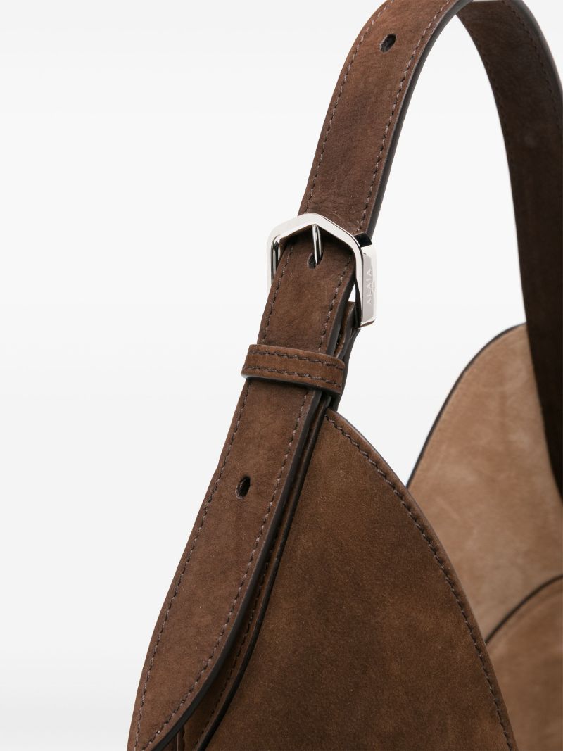 Brown Delta Leather Tote Bag