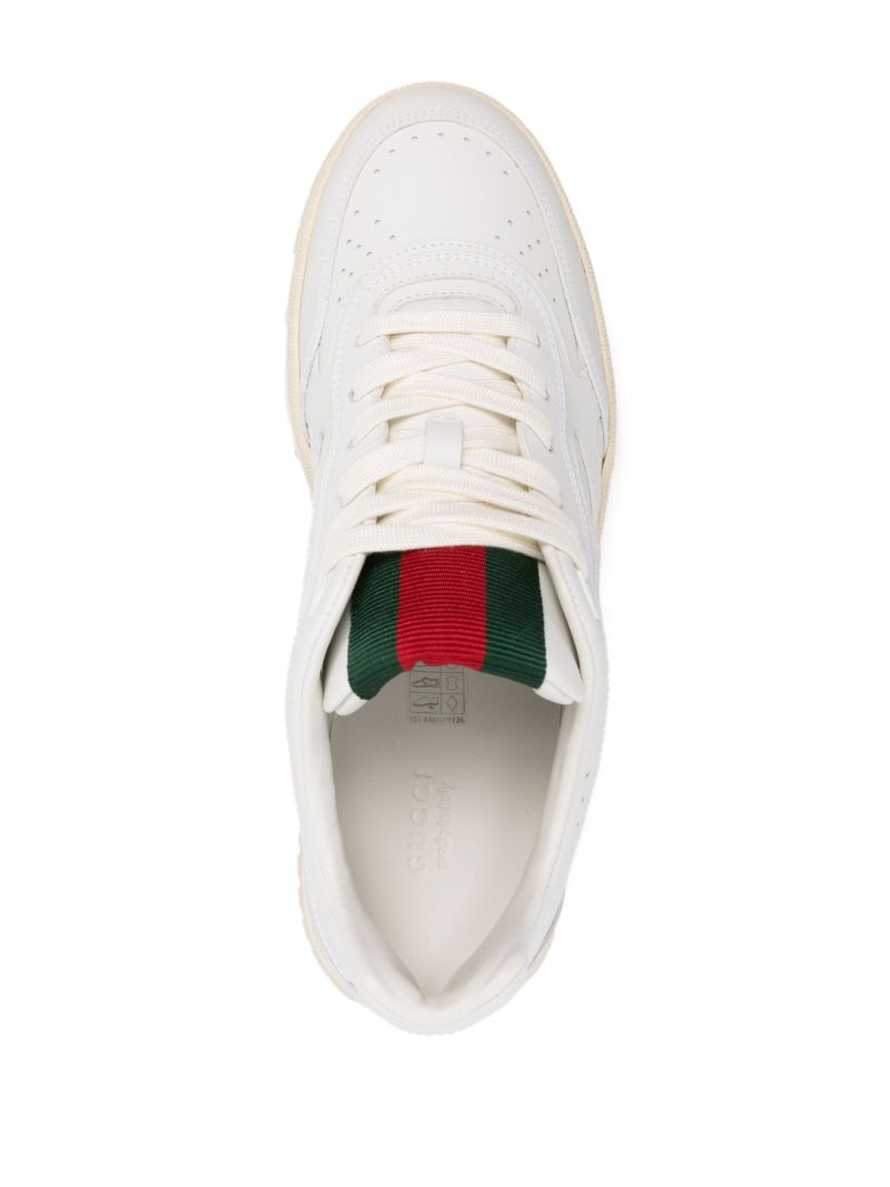 White Re-web Low-top Sneakers