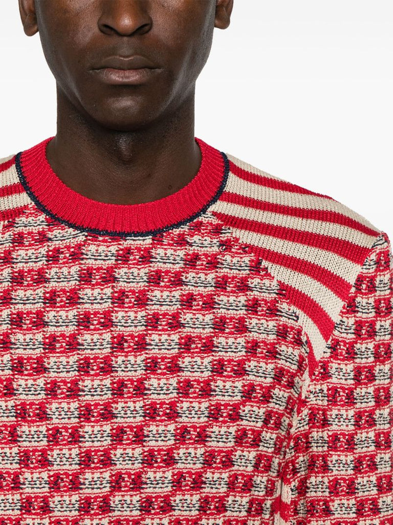 Red Unity Cotton Sweater