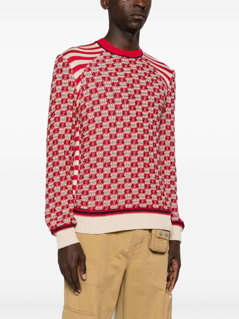 Red Unity Cotton Sweater