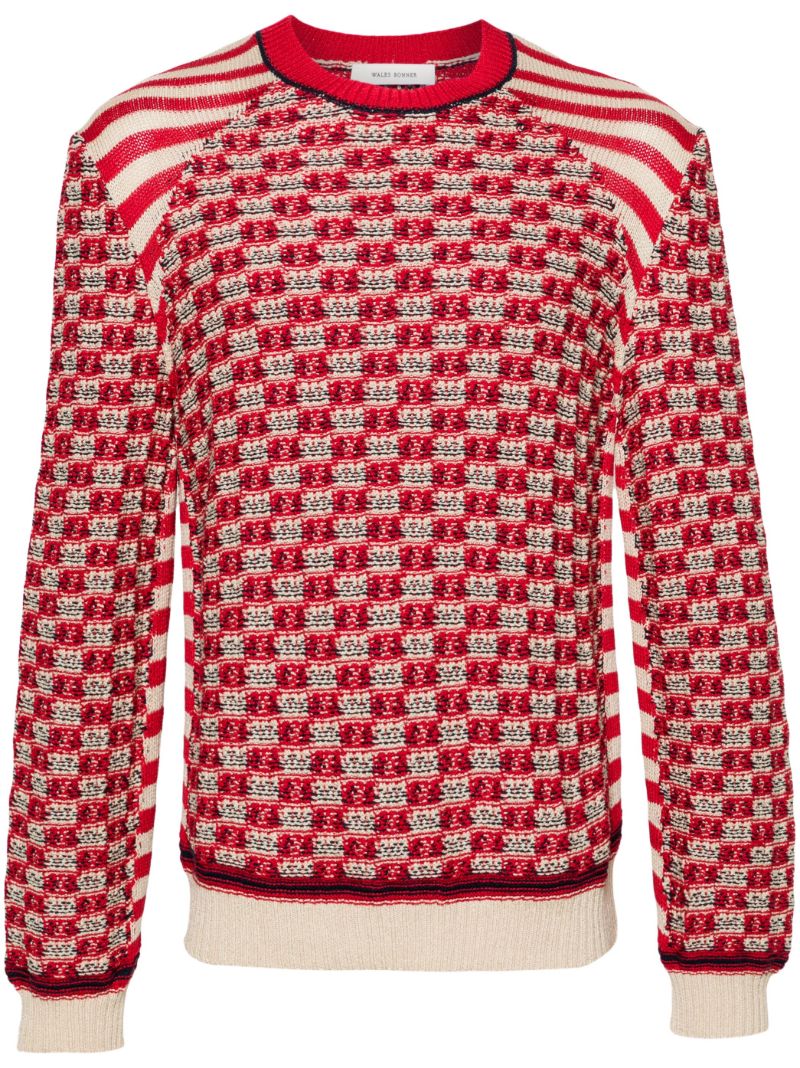 Red Unity Cotton Sweater