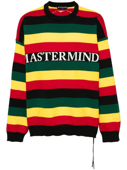 Black Rasta Striped Jumper