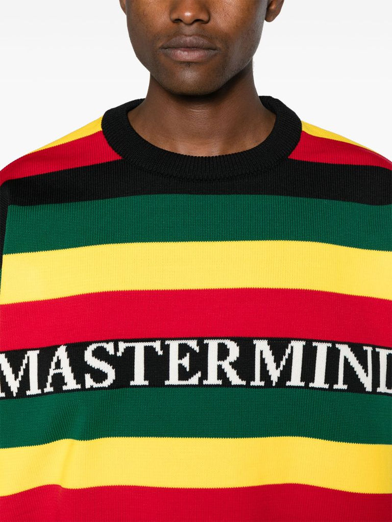 Black Rasta Striped Jumper