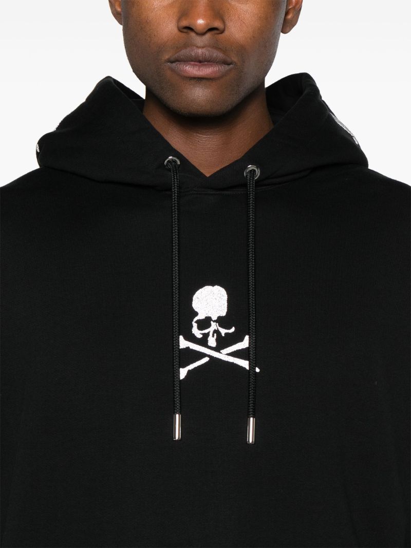 Black Loopweel Cotton Hoodie