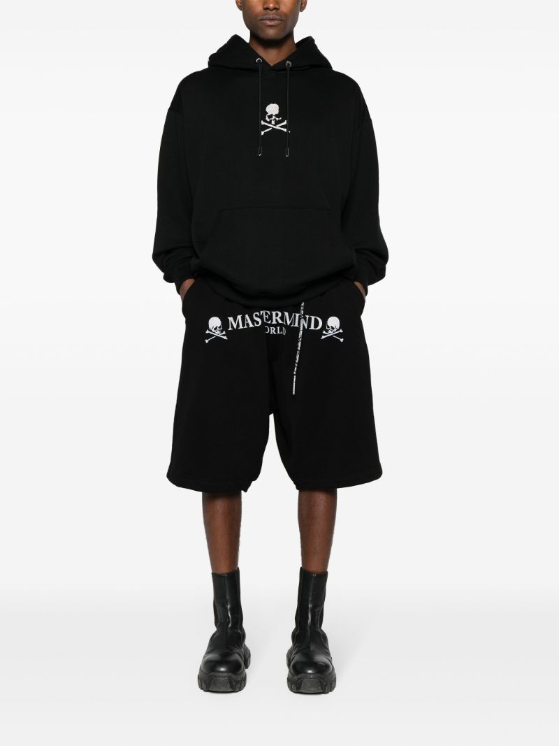 Black Loopweel Cotton Hoodie