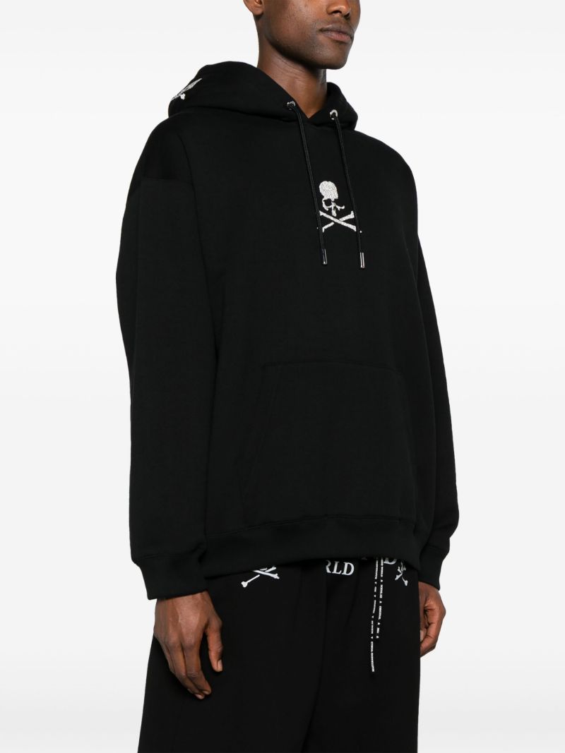 Black Loopweel Cotton Hoodie