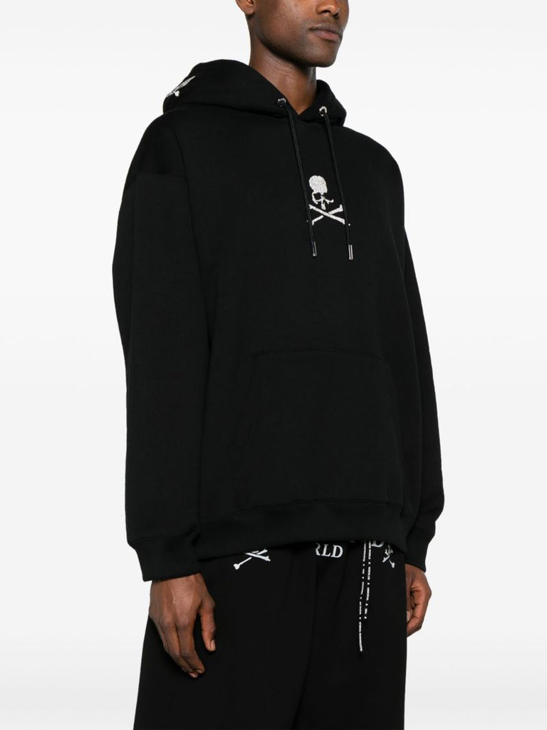 Black Loopweel Cotton Hoodie