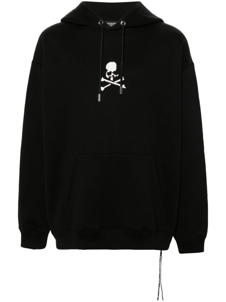 Black Loopweel Cotton Hoodie
