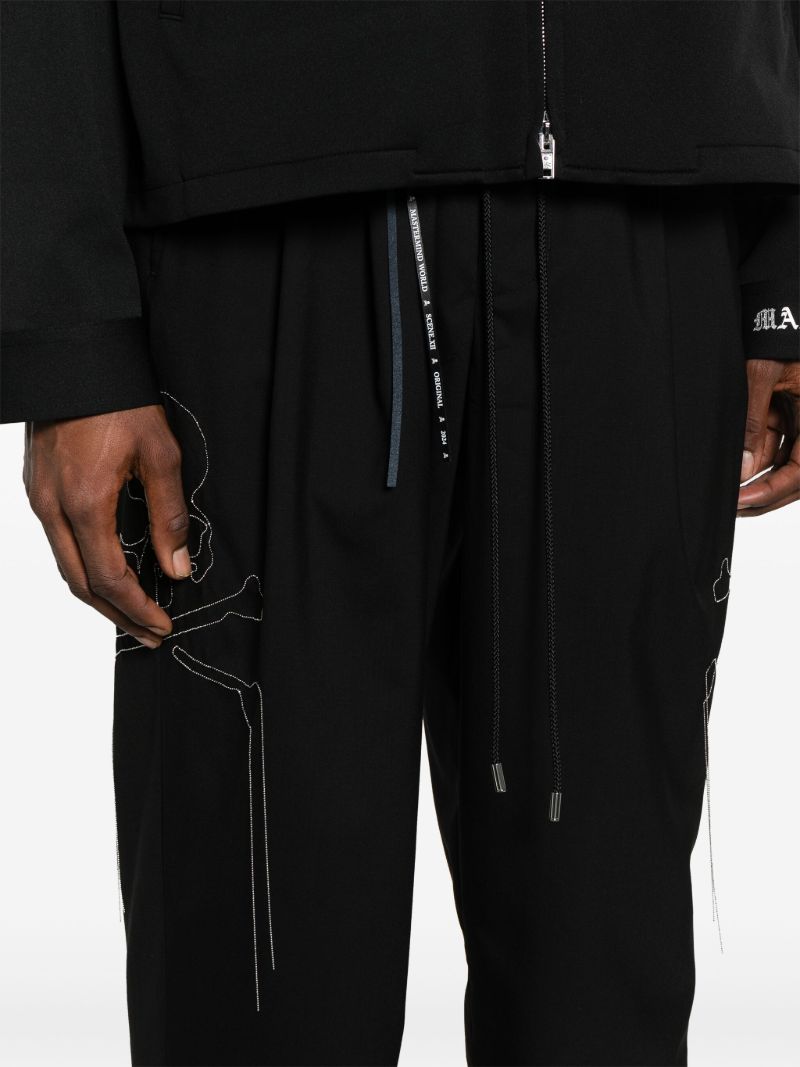 Black Drawstring Track Pants