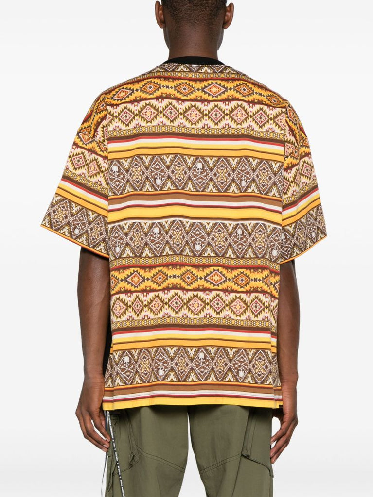 Black Printed Crew-neck T-shirt