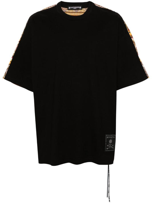 Black Printed Crew-neck T-shirt