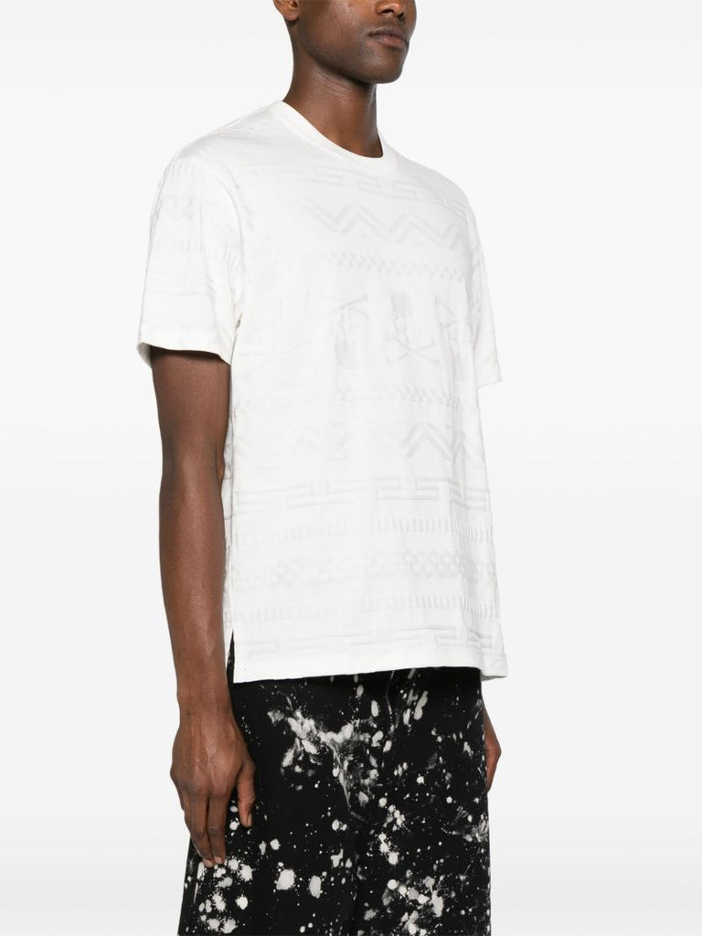 White Links Jacquard T-shirt