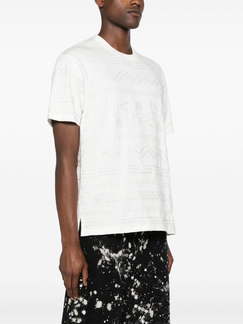 White Links Jacquard T-shirt