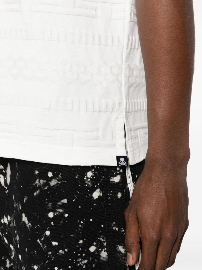 White Links Jacquard T-shirt